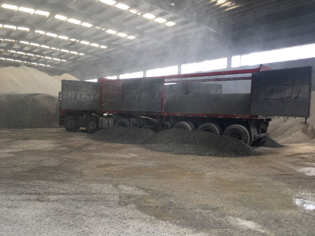 除塵霧炮工作現場